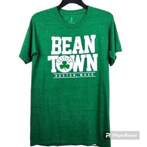 Fanatics Mens Boston Celtics Bean Town Big Letter Spellout Tee Size Small